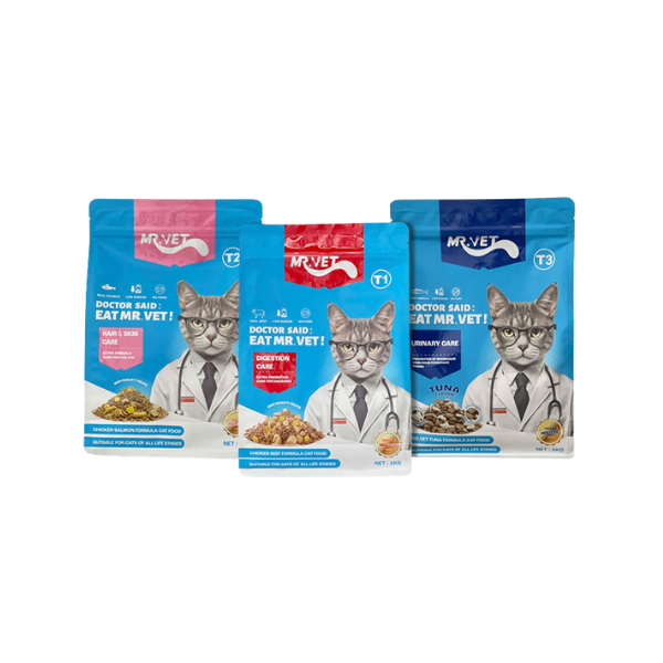 Thức ăn hạt cho mèo Mr Vet T1 Digestion Care Chicken Beef