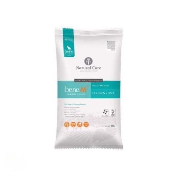 Hạt Cho Chó Mọi Lứa Tuổi Hữu Cơ Natural Core M50 Gà &amp; Cá Hồi