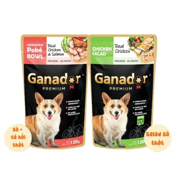 Pate Cho Chó Mọi Lứa Tuổi Ganador Thịt Gà 120g
