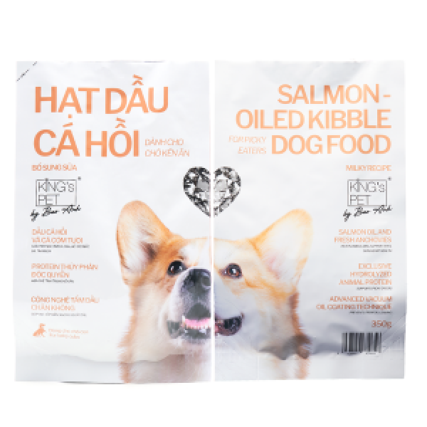 Thức ăn hạt dầu cá hồi cho chó con King's Pet