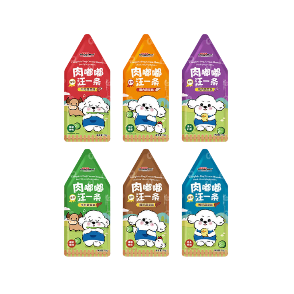 Pate Sốt Kem Cho Chó Vị Rau Củ Doggyman 70g