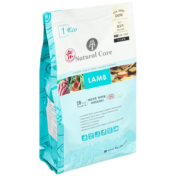 Thức ăn cho chó mọi lứa tuổi Natural Core Eco1 vị thịt cừu