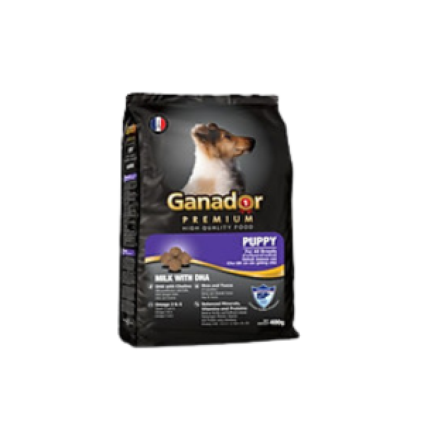 Thức ăn hạt Chó con Ganador Premium Puppy Milk &amp; DHA