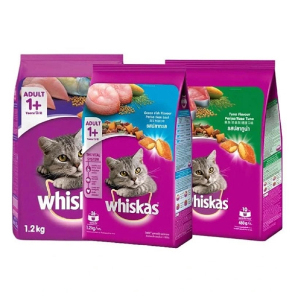  Thức ăn hạt cho mèo Whiskas Adult