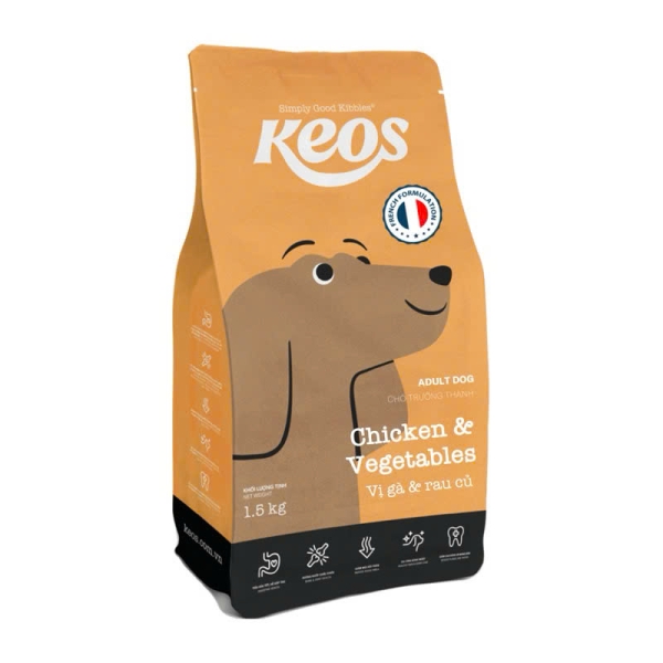 Hạt Cho Chó Mọi Lứa Tuổi Keos