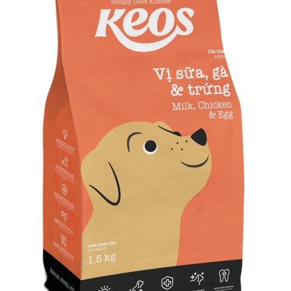 Hạt Cho Chó Mọi Lứa Tuổi Keos