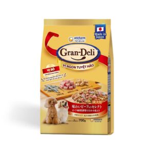 Gran-Deli Vị Bò & Rau Củ (700g) - Thức Ăn Cho Chó Cao Cấp Nhật Bản