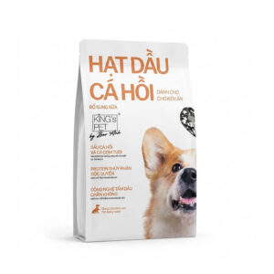 Hạt dầu cá hồi Kings Pet cho chó con Bổ Sung Sữa 1.4kg
