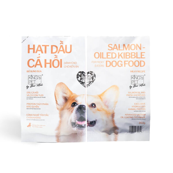Hạt dầu cá hồi Kings Pet cho chó con Bổ Sung Sữa 1.4kg