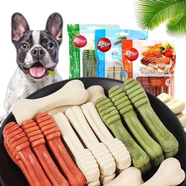 Xương Bàn Chải Cho Chó Gặm Sạch Răng Orgo 90G
