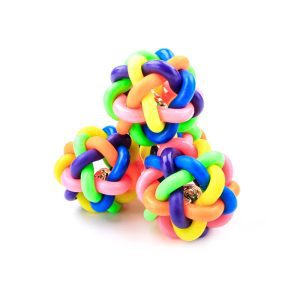 Bóng 7 Màu Kèm Chuông Cho Mèo