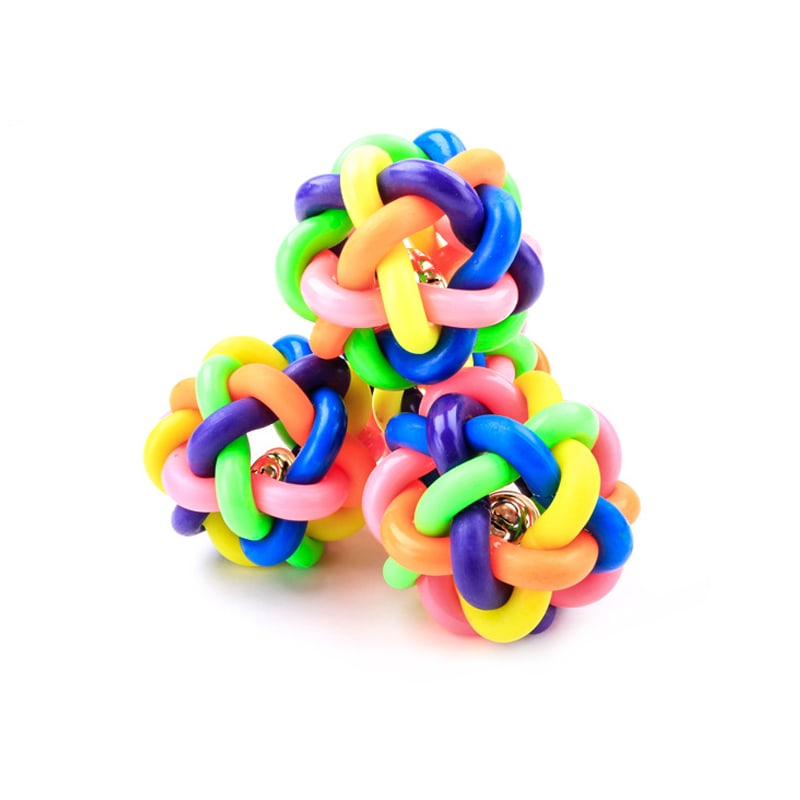 Bóng 7 Màu Kèm Chuông Cho Mèo