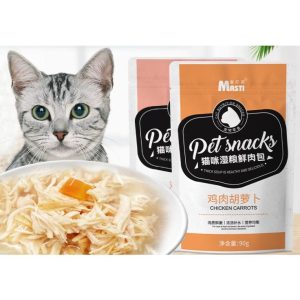 Súp (XỐT, PATE) Cho Mèo Thịt Vị Thịt Gà Pet Snack Masti Túi 90g