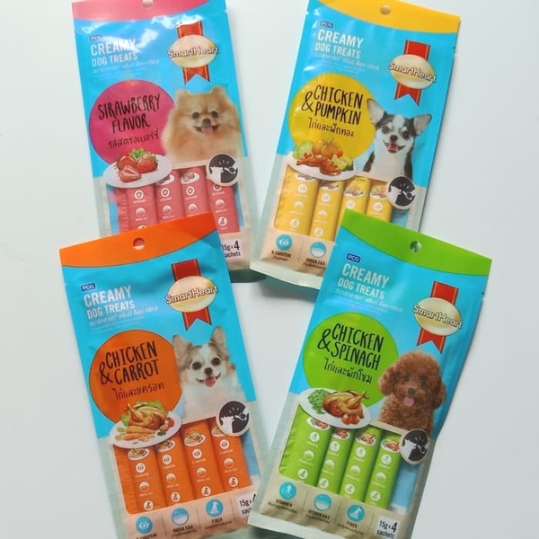 Súp Thưởng Smartheart Creamy Dog Treats Cho Chó
