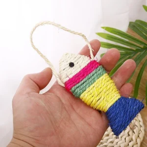 Đồ Chơi Cho Mèo Cào Móng Hình Cá Mini