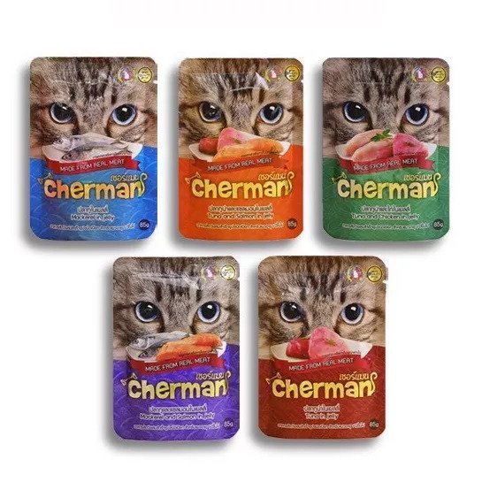 Pate Cao Cấp Cho Mèo Cherman Gói 85g