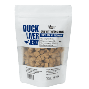 Gan Vịt Sấy Khô Cho Mèo Chó MasterCare 100G