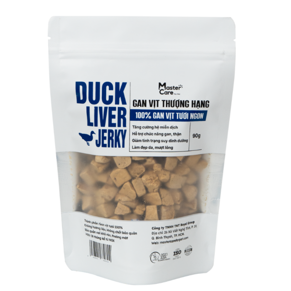 Gan Vịt Sấy Khô Cho Mèo Chó MasterCare 100G