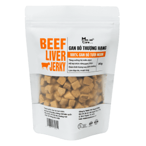 Gan Bò Sấy Khô Cho Chó Mèo MasterCare 100G