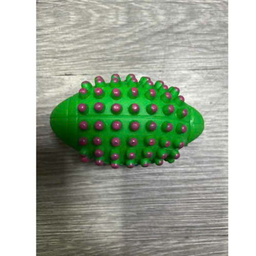 Đồ Chơi Cho Chó Gặm Bóng Bầu Dục Cao Su Dày Có Kèn Phát Ra Tiếng Kêu