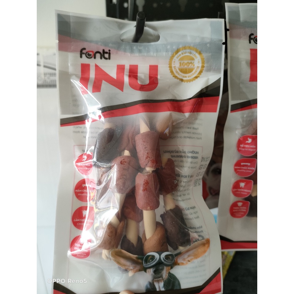 Xương Gặm Fonti Inu Thịt Xiên Que Rau Củ Double Kaboz