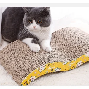 Bàn Cào Móng Lượn Sóng Cho Mèo, Bàn Cào Mèo Kích Thước 20 x 42cm