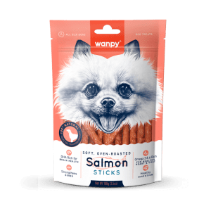 Wanpy Salmon Sticks - Que Cá Hồi Cho Chó 100G