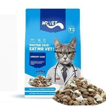 Hạt Cho Mèo Mọi Lứa Tuổi Mr Vet T3 Urinary 1KG (Topping)