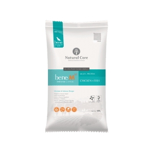 Thức Ăn Hạt Cho Chó Mọi Lứa Tuổi Hữu Cơ Natural Core M50 Gà & Cá Hồi 400G