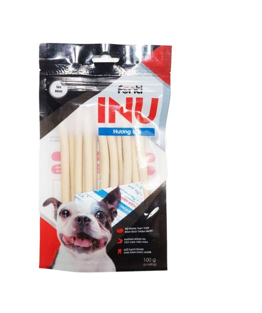 Snack Que Gặm Fonti INU 100G Cho Chó