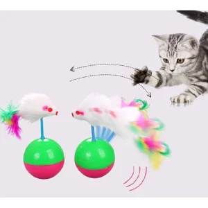 Đồ Chơi Banh Chuột Lật Đật Cho Mèo