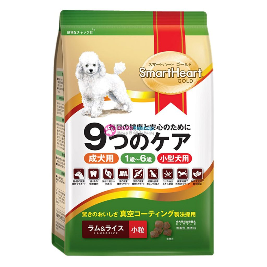 Hạt Cho Poodle Trưởng Thành Smartheart Gold Lamb & Rice