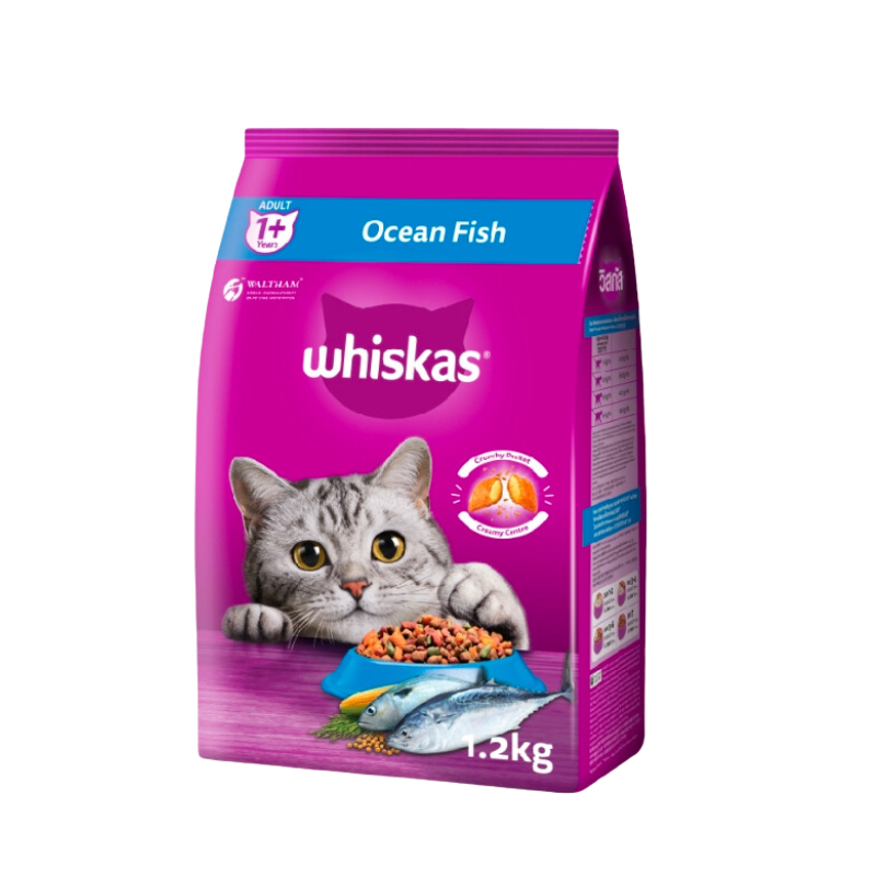 Hạt Whiskas Adult Vị Cá Biển Cho Mèo Trưởng Thành