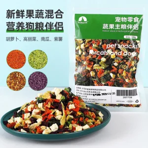 Rau Củ Sấy Khô Pet Snack, Rau Củ Sấy Khô Cho Chó Mèo Gói 100G