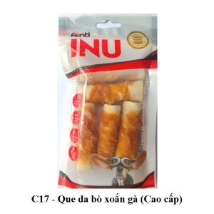 Que Da Bò Xoắn Cuộn Gà Fonti Inu Cho Chó