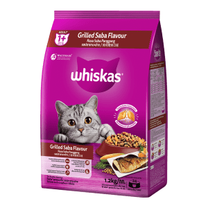 Hạt Whiskas Adult Vị Saba Nướng Cho Mèo Trưởng Thành