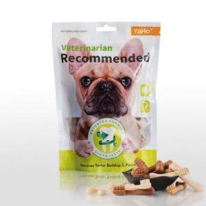 Xương Bàn Chải Gặm Sạch Răng Cho Chó YAHO Mix Vị 240G