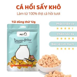 Cá Hồi Đông Khô Cho Chó Mèo PetQ