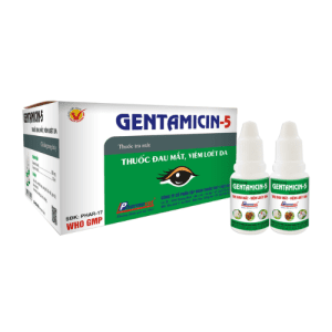 Thuốc Nhỏ Mắt, Viêm Loét Da Gentamicin-5 10ml