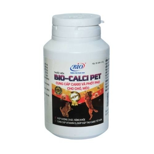 Viên Bổ Sung Canxi Và Phốt Pho Cho Chó Mèo BIO - CALCI PET