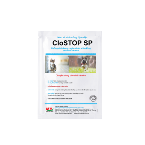 Men Vi Sinh Sống Đậm Đặc CloStop SP Gói 20G