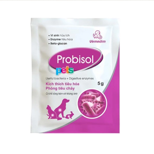 Men Tiêu Hóa Cho Chó Mèo Probisol Pets 5G