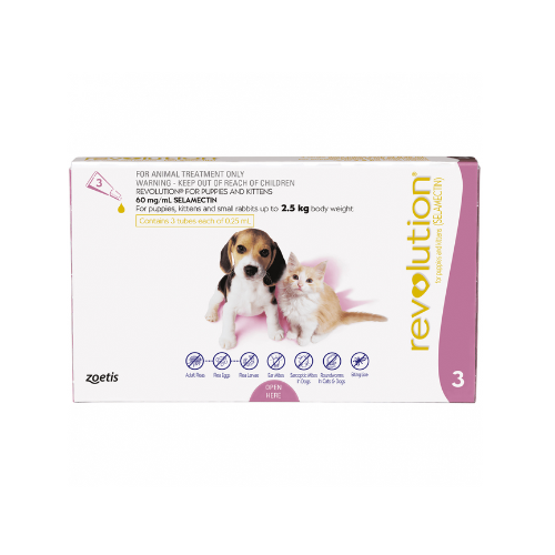 Thuốc Trị Ve Rận Cho Mèo Revolution Dưới 2.5KG – 1 Tuýp