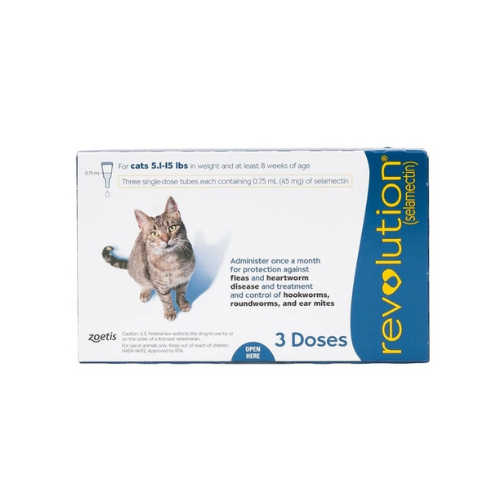 Thuốc Trị Ve Rận Cho Mèo Revolution 2.28-6.8KG - 1 Tuýp