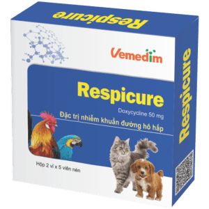 Thuốc Trị Hô Hấp Respicure (Hộp 2 Vỉ * 5 Viên) - 1 Viên Lẻ