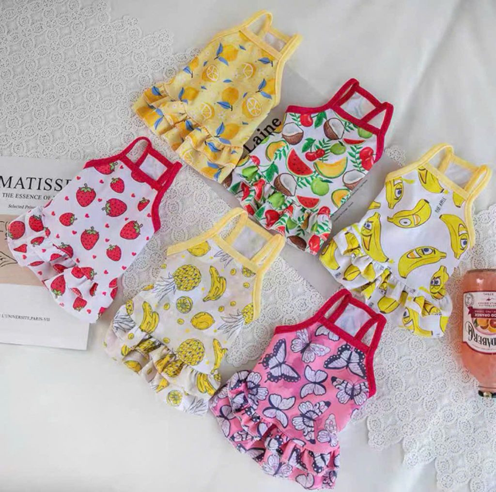 Váy Dây Trái Cây Cho Thú Cưng