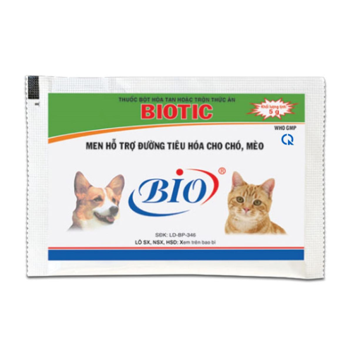Men Hỗ Trợ Đường Tiêu Hóa Cho Chó Mèo Biotic 5g