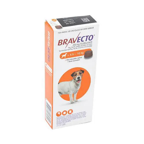 Bravecto 4.5-10kg - Trị Ve Ghẻ Viêm Da Demodex Chó