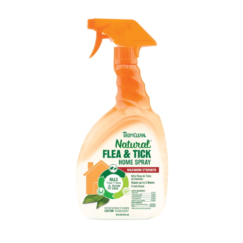 Xịt Trị Ve, Bọ Chét Cho Chó Tropiclean Natural Flea & Tick (Mỹ)