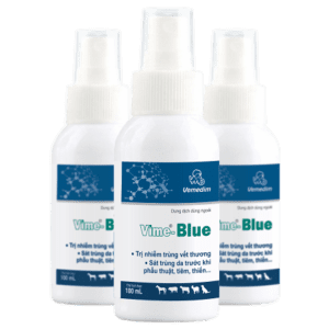 Xịt Sát Trùng Vết Thương Thú Cưng Vime Blue 100ml